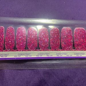 Three individual Color Street sets Clear as Day and Fiji Fuschia